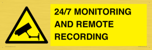 24/7 MONITORING AND REMOTE RECORDING